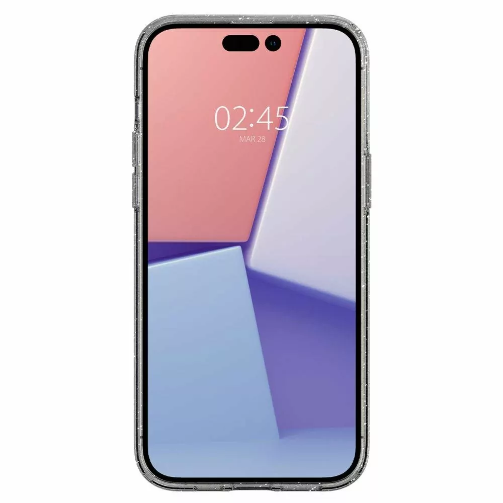 Silikonové pouzdro SPIGEN Liquid Glitter na mobil Apple iPhone 15 Pro