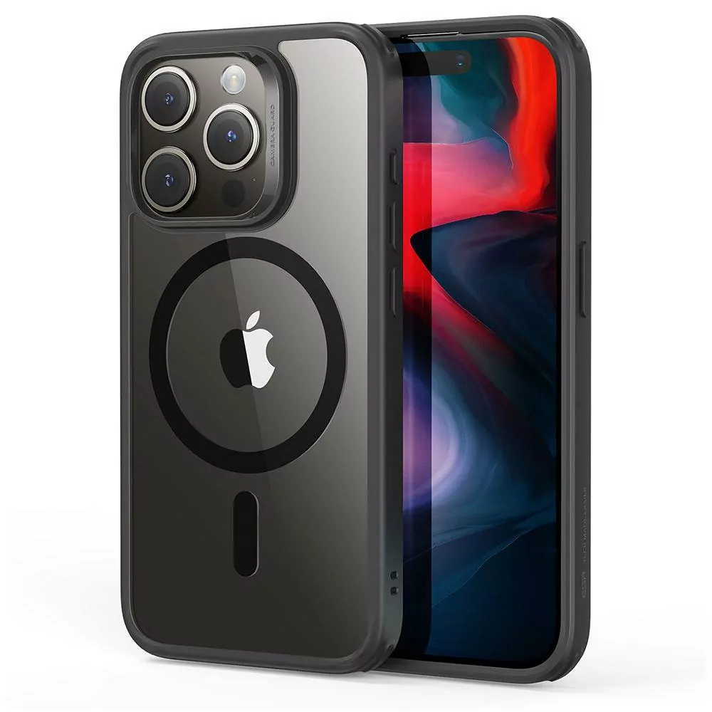 Ochranné pouzdro HOCO AS1 na mobil Apple iPhone 15 Pro černé s podporou MagSafe