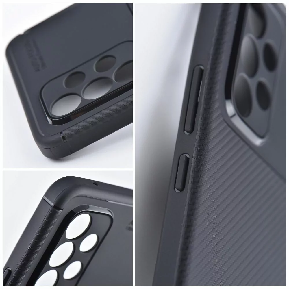 Cool silikonové pouzdro Premium Carbon pro Samsung Galaxy A35 5G černé