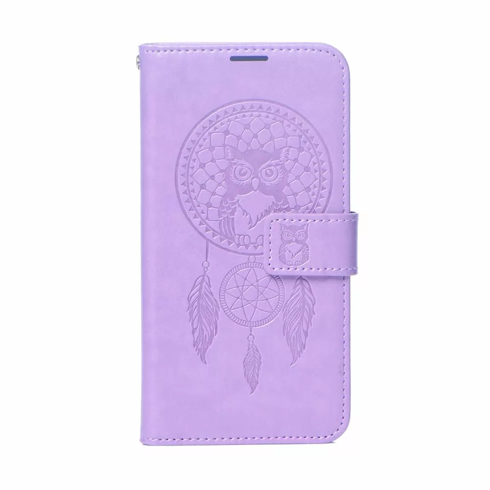 Flipové pouzdro Coolcase Mezzo na mobil Samsung Galaxy S24 Ultra - Magenta mandala