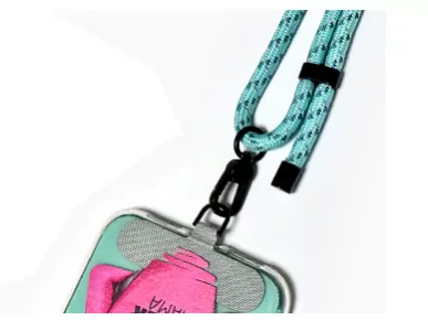Univerzální dlouhý popruh / šňůrka Crossbody iSaprio přes rameno nebo kolem krku - lososová