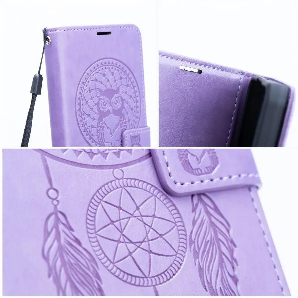 Knížkové flip pouzdro Coolcase Mezzo na mobil Samsung Galaxy S24 - Růžová mandala