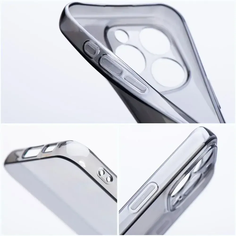 Silikonové pouzdro COOLCASE BOX PREMIUM 1,5mm na mobil Xiaomi Redmi 12C - Tmavé transparentní