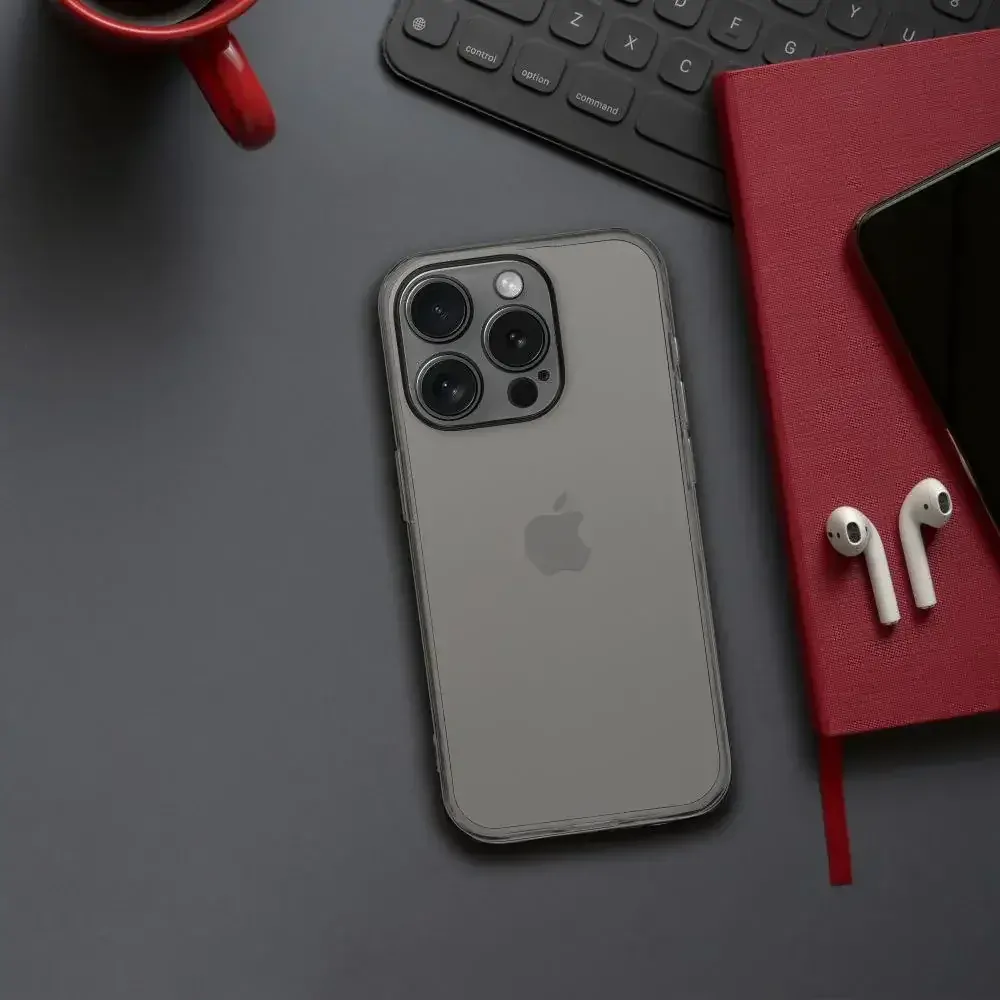Silikonové pouzdro COOLCASE BOX PREMIUM 1,5mm na mobil Xiaomi Redmi 12C - Tmavé transparentní