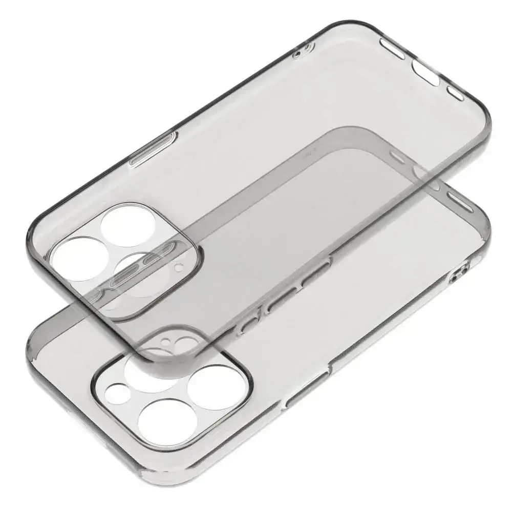 Silikonové pouzdro COOLCASE BOX PREMIUM 1,5mm na mobil Xiaomi Redmi Note 13 Pro Plus 5G - Tmavé transparentní