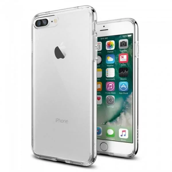 Silikonové pouzdro Coolcase Ultra Thin 0,5 mm na mobil Apple iPhone 7 / 8 / SE 2020 / SE 2022 Čiré průhledné