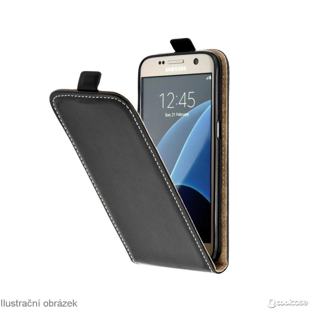 Vertikální flipové pouzdro Coolcase FLEXI FRESH pro Samsung Galaxy J5 (2016) Černé