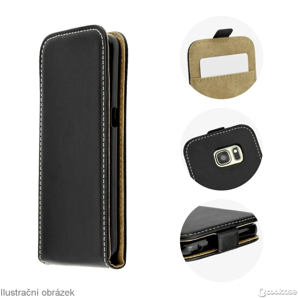 Vertikální flipové pouzdro Coolcase FLEXI FRESH pro Apple iPhone 11 Pro Černé