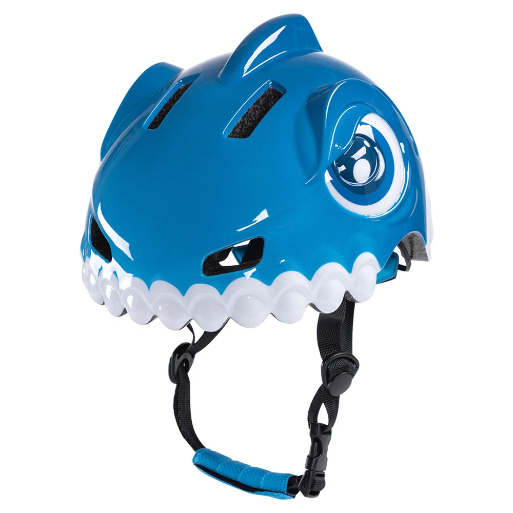 Dětská dinosauří helma Wozinsky modrá, motiv dinosaurus