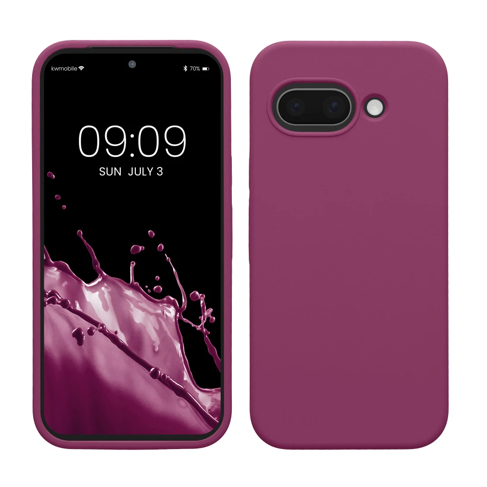 Silikonový kryt kwmobile pro Google Pixel 9a - purpurová
