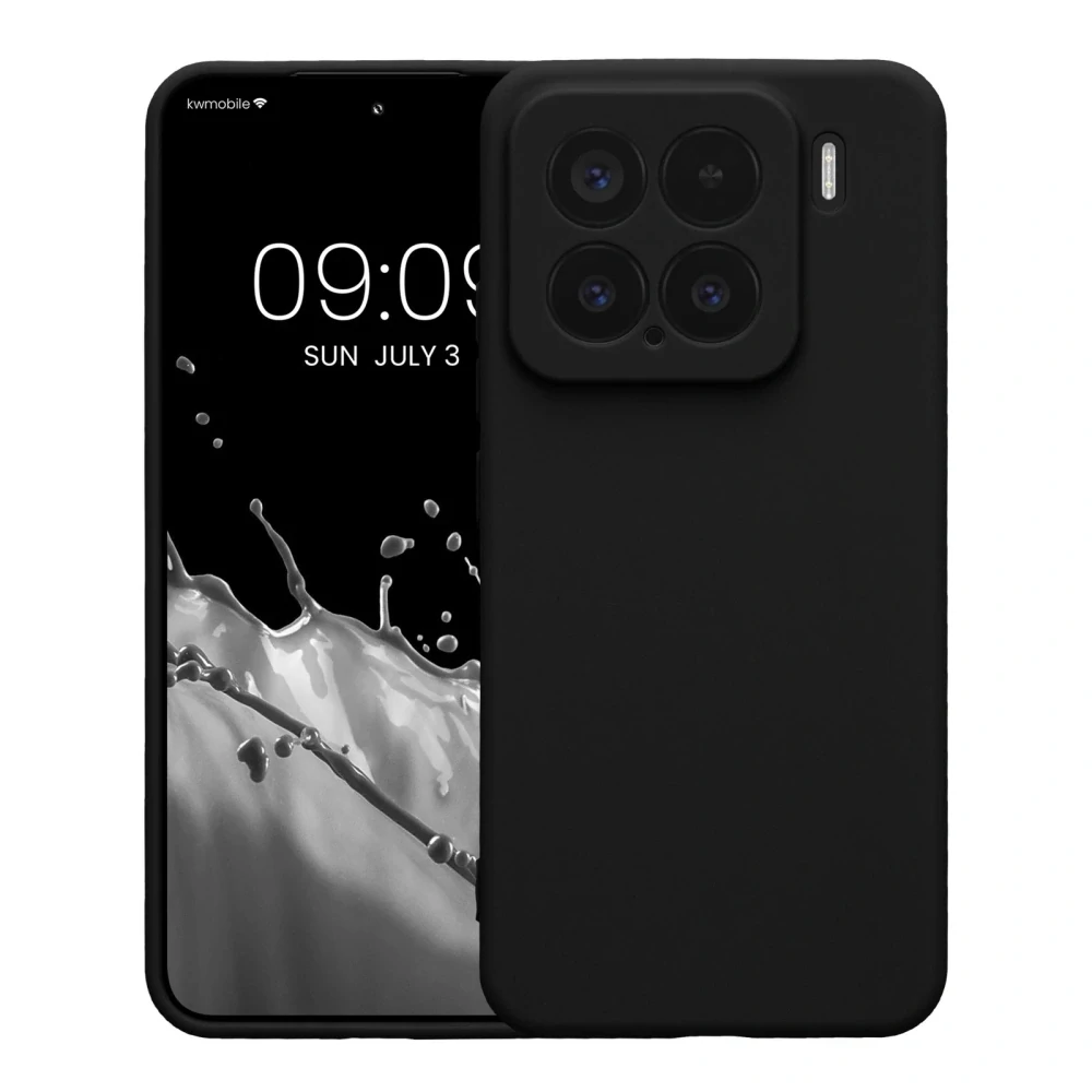 Matný silikonový kryt Xiaomi 15 s ochranou fotoaparátu