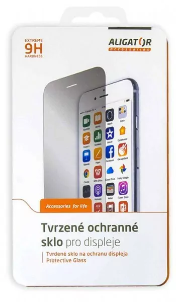 Tvrzené ochranné sklo Aligátor Full Glue na celý displej Samsung Galaxy A70 černé (8595181150849)