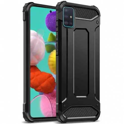 Odolné pouzdro Coolcase Armor na mobil Samsung Galaxy A51 černé