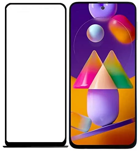 Ochranné sklo Aligátor GLASS PRINT na Samsung Galaxy M31s černé, pro celý displej