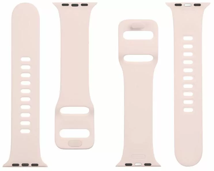 Tactical 796 Pink Náhradní silikonový pásek / řemínek s přezkou k hodinkám Apple Watch 1 / 2 / 3 / 4 / 5 / 6 / 7 / SE 42 / 44 / 45 mm
