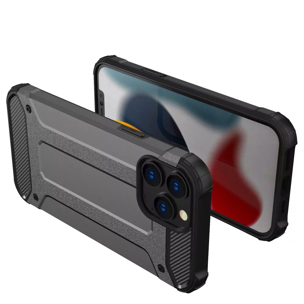 Odolné pouzdro Hybrid Armor na mobilní telefon Apple iPhone 13 Pro Černé