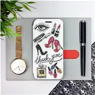 Flipové pouzdro Mobiwear na mobil Realme C21 - M131P Šminky, botky a voňavky - výprodej