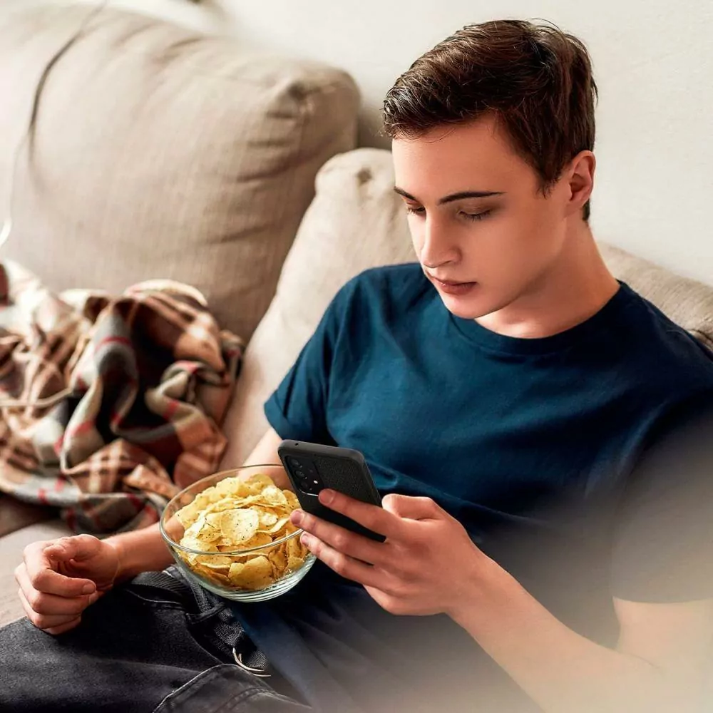 Silikonové pouzdro SPIGEN Liquid Air na mobil Samsung Galaxy A53 5G Černé