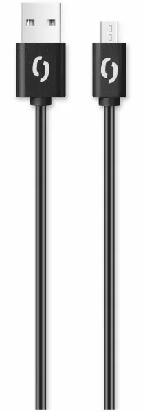 Datový kabel s konektorem Micro USB ALIGATOR 2A černý 2m