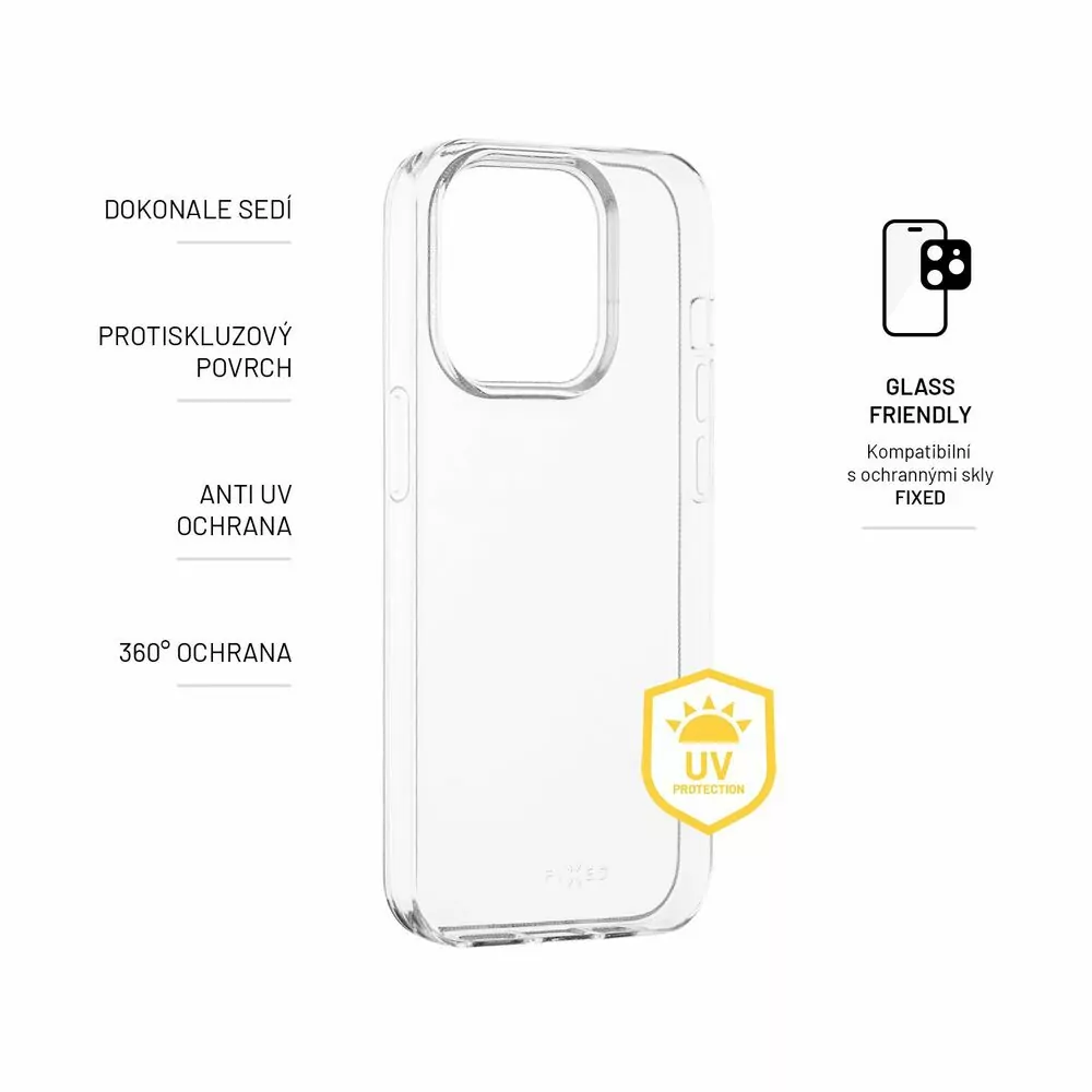 Silikonové pouzdro FIXED Story AntiUV - Xiaomi Redmi 14C / Poco C75 - nežloutne