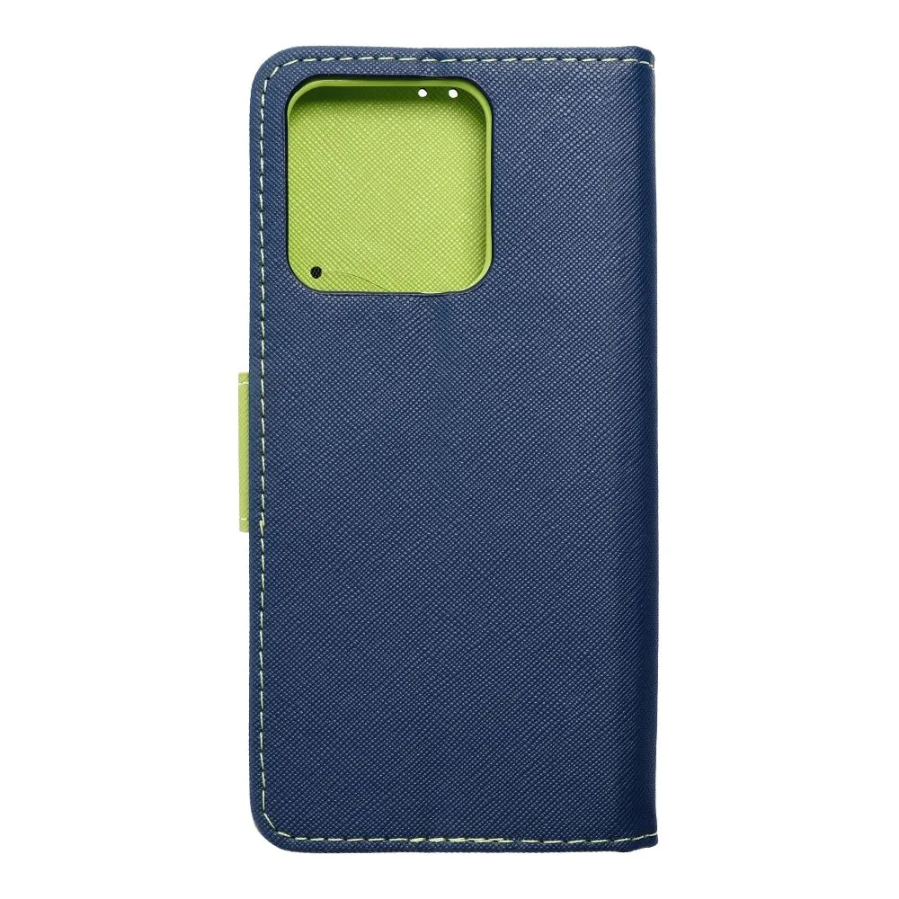 Flipové pouzdro Coolcase Fancy Book na mobil Xiaomi Redmi 10A - Modré