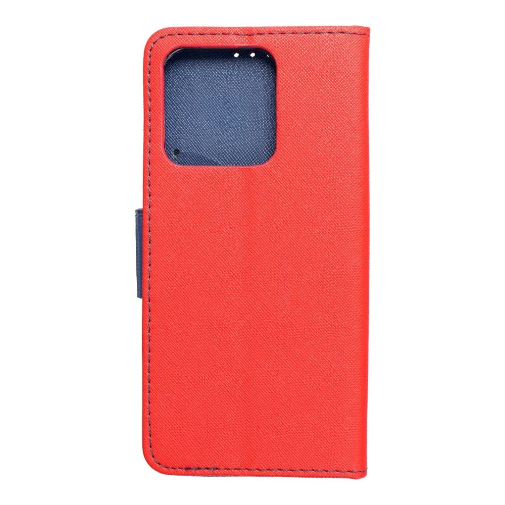 Flipové pouzdro Coolcase Fancy Book na mobil Xiaomi Redmi 10A - Červené