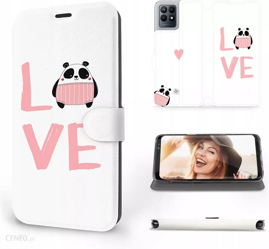 Flipové pouzdro Mobiwear na mobil Samsung Galaxy A13 5G - MH09S Panda LOVE - rozbaleno