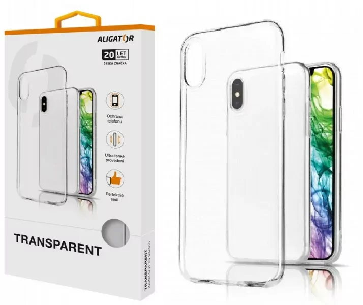 Silikonové pouzdro TRANSPARENT ALIGATOR  na mobil Xiaomi Redmi Note 12 4G čiré, zesílené hrany
