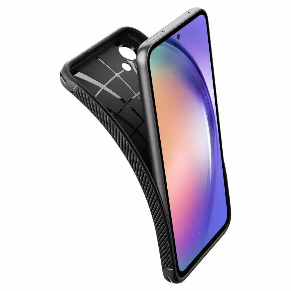 Silikonové pouzdro SPIGEN Rugged Armor na mobil Samsung Galaxy A54 5G Černé