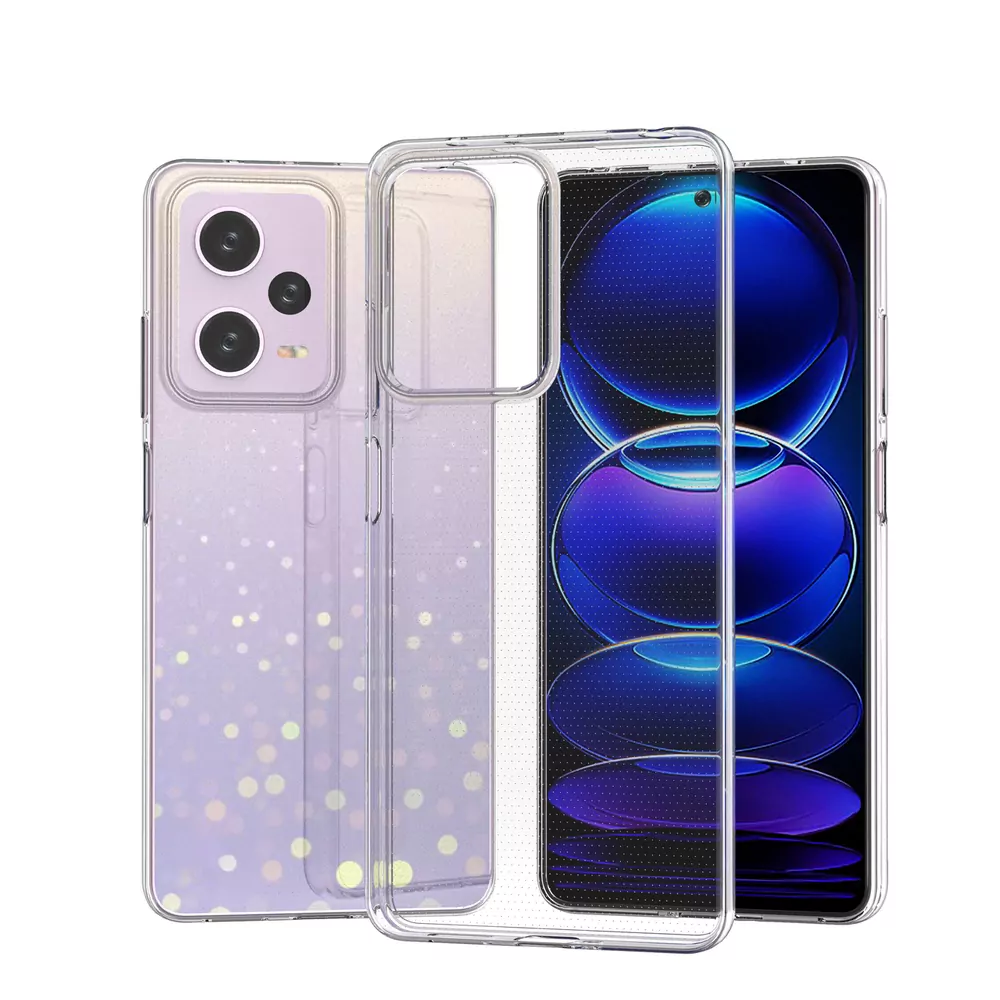 Silikonové pouzdro Coolcase Ultra Thin 0,5 mm na mobil Xiaomi Redmi Note 12 Pro 5G Čiré