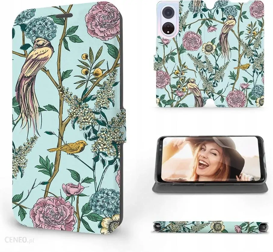 Flipové pouzdro Mobiwear na mobil Honor 7 Lite - MX07S Ptáčci v trní - VÝPRODEJ