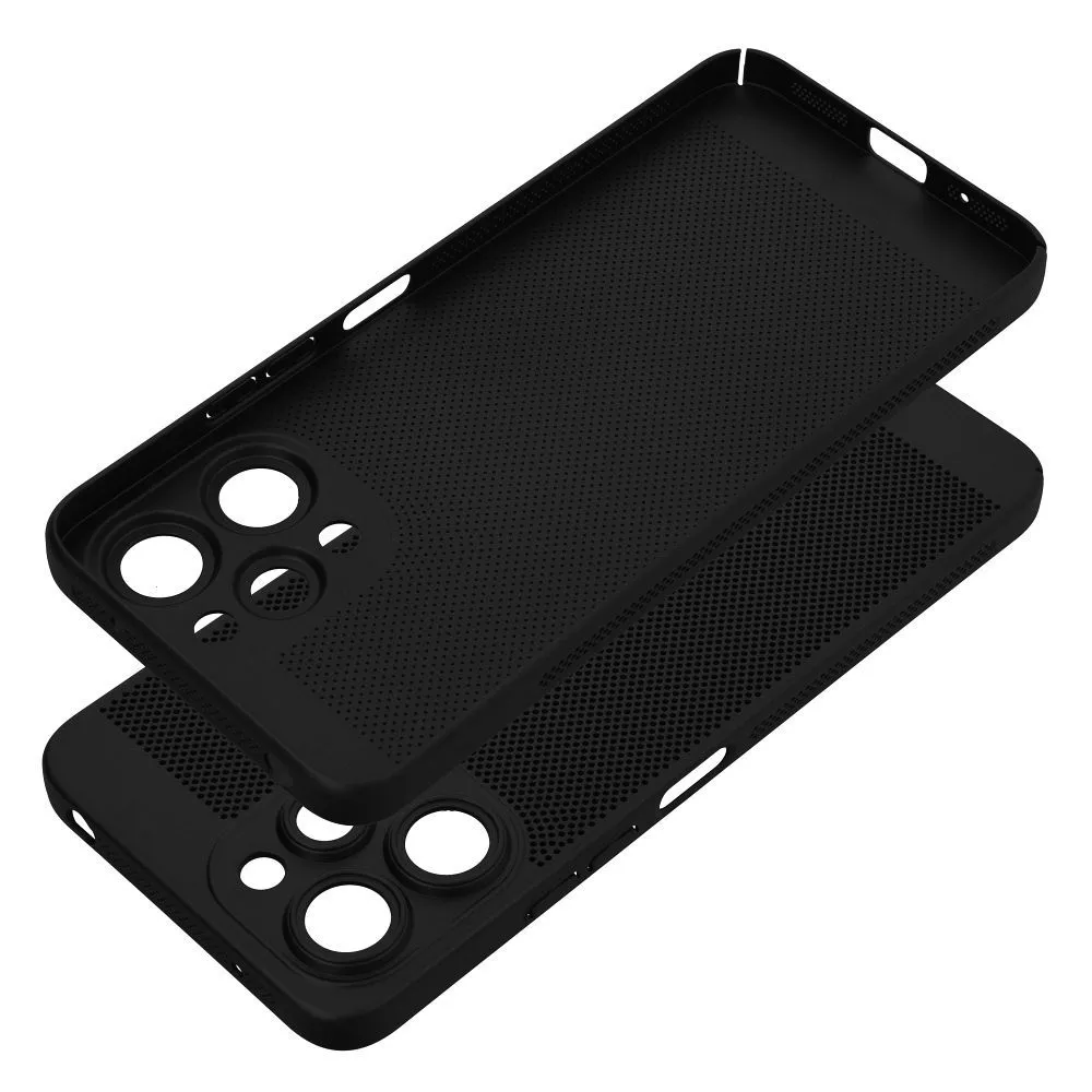 Plastové tvrdé pouzdro Coolcase Breezy na mobil Xiaomi Redmi 12 4G / 5G Černé