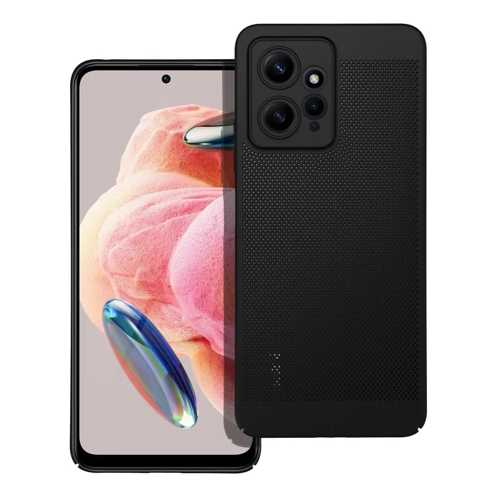 Plastové tvrdé pouzdro Coolcase Breezy na mobil Xiaomi Redmi Note 12 4G Černé