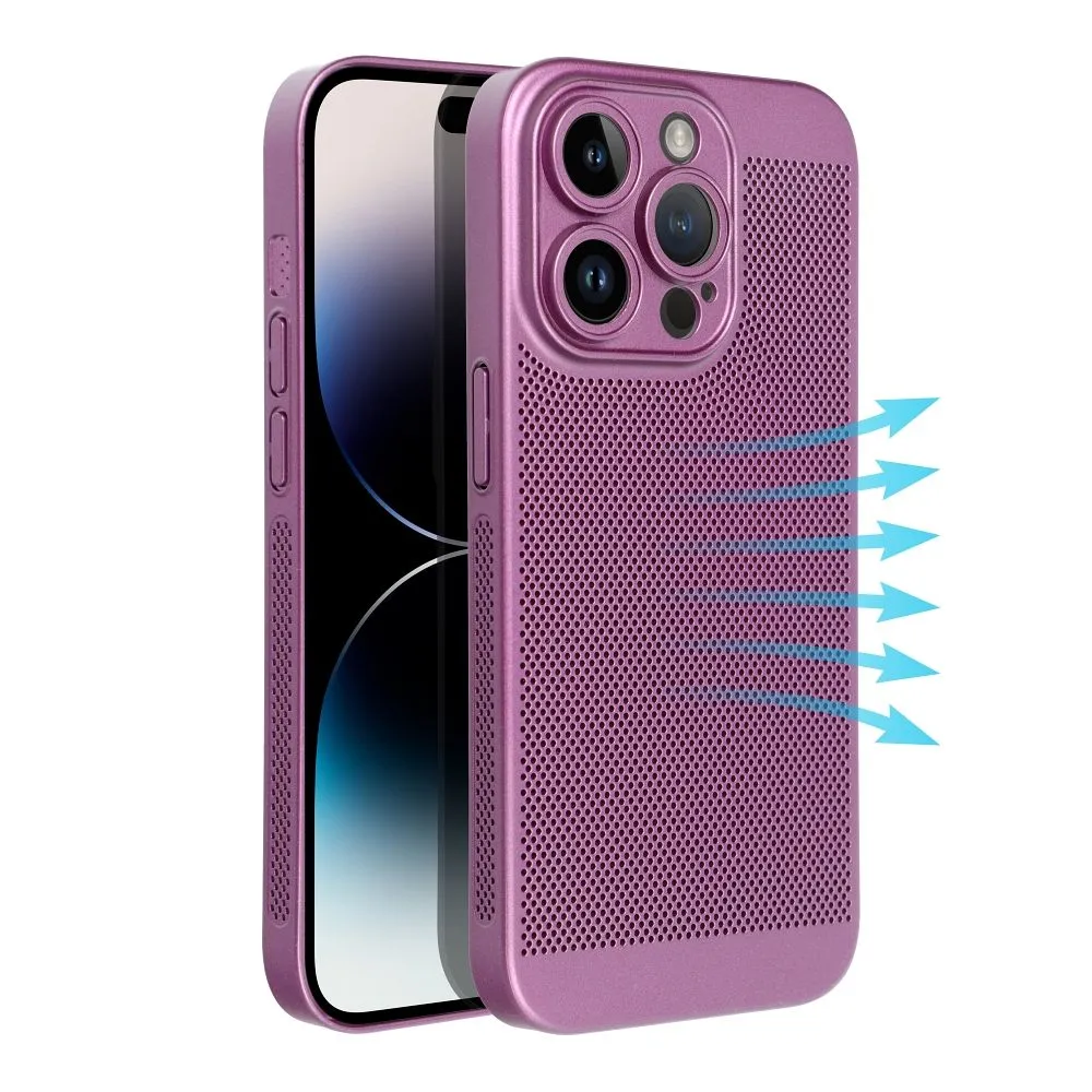 Plastové tvrdé pouzdro Coolcase Breezy na mobil Apple iPhone 14 Pro Fialové