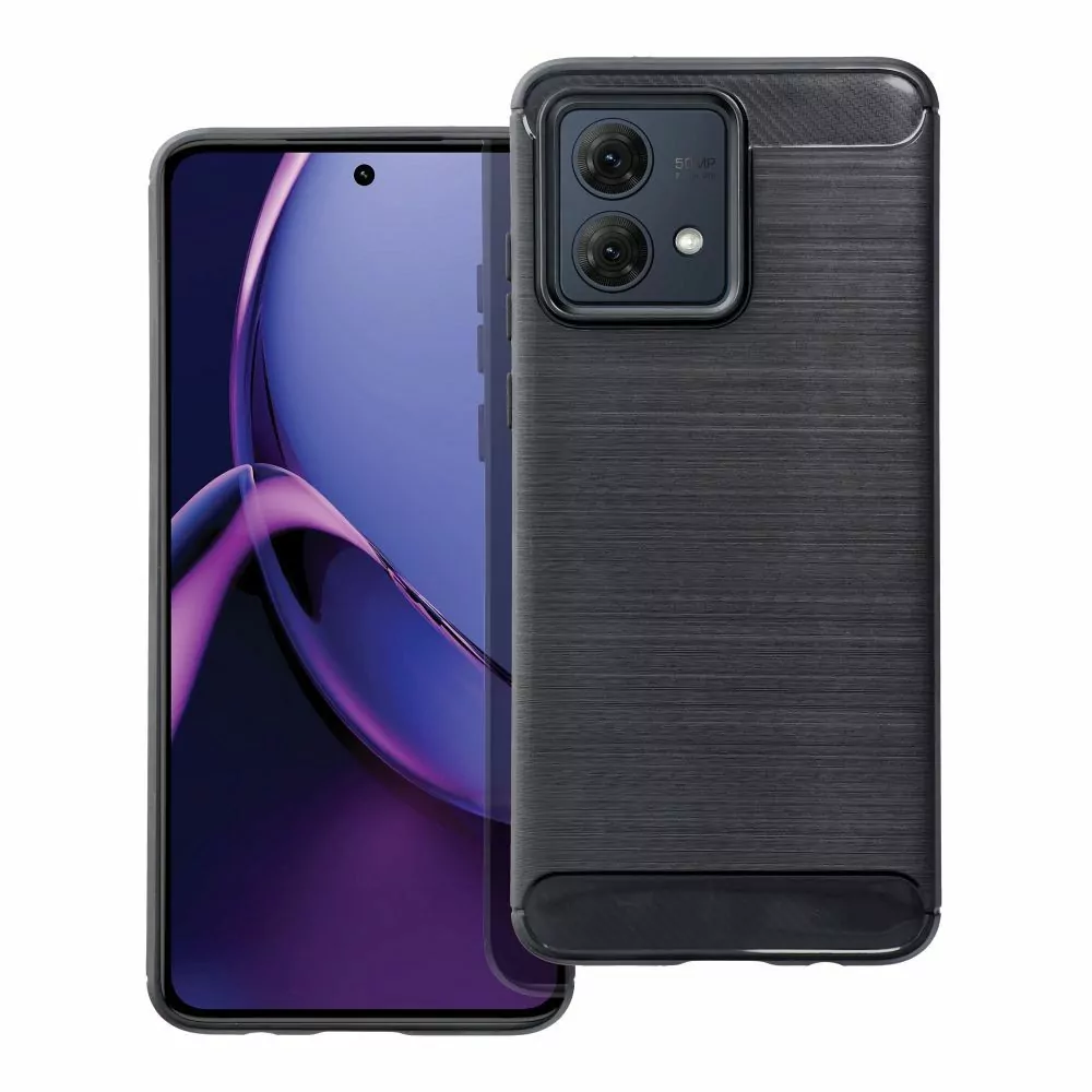 Silikonové pouzdro Coolcase Carbon na mobil Motorola Moto G84 5G černé