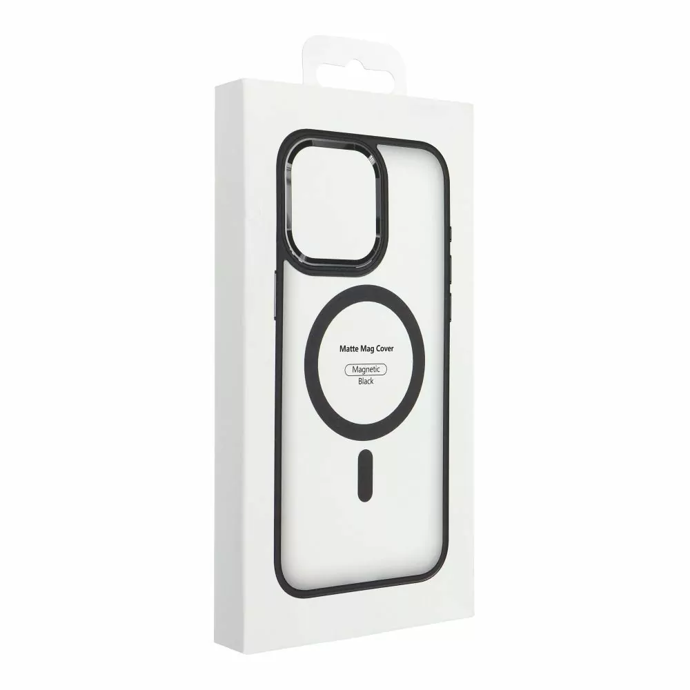 Silikonové pouzdro Matte Mag Cover - Apple iPhone 15 Pro s podporou MagSafe titanově šedé