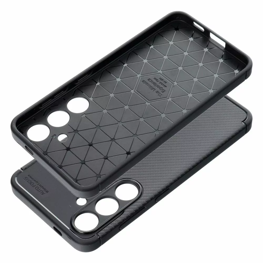 Cool silikonové pouzdro Premium Carbon pro Samsung Galaxy A35 5G černé