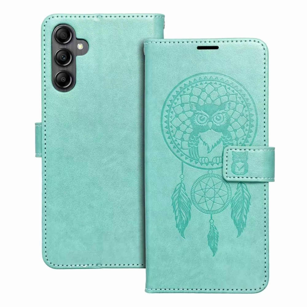 Flipové pouzdro Coolcase Mezzo na mobil Samsung Galaxy A15 / A15 5G - Zelený lapač snů