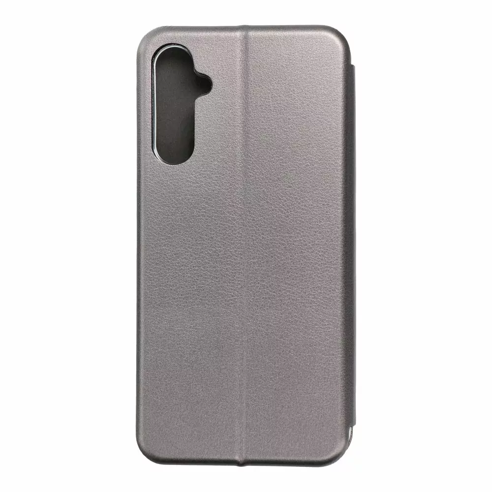 Otevírací flipové pouzdro Coolcase Elegance na mobil Samsung Galaxy A55 5G šedé