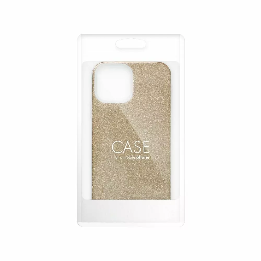 Třpytivé pouzdro Coolcase Shining na mobil Samsung Galaxy A55 5G Zlatavé