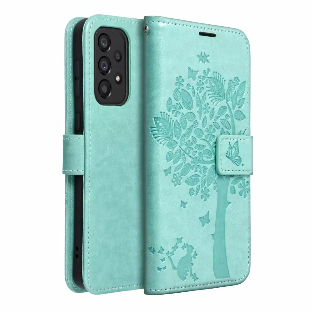 Flipové pouzdro Coolcase Mezzo na mobil Samsung Galaxy A33 5G - Tree green
