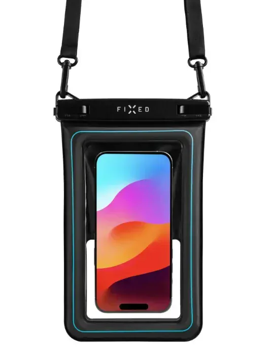 Vodotěsný obal na mobil FIXED Float Max - IPX8 a kvalitním uzamykacím systémem - ROZBALENO
