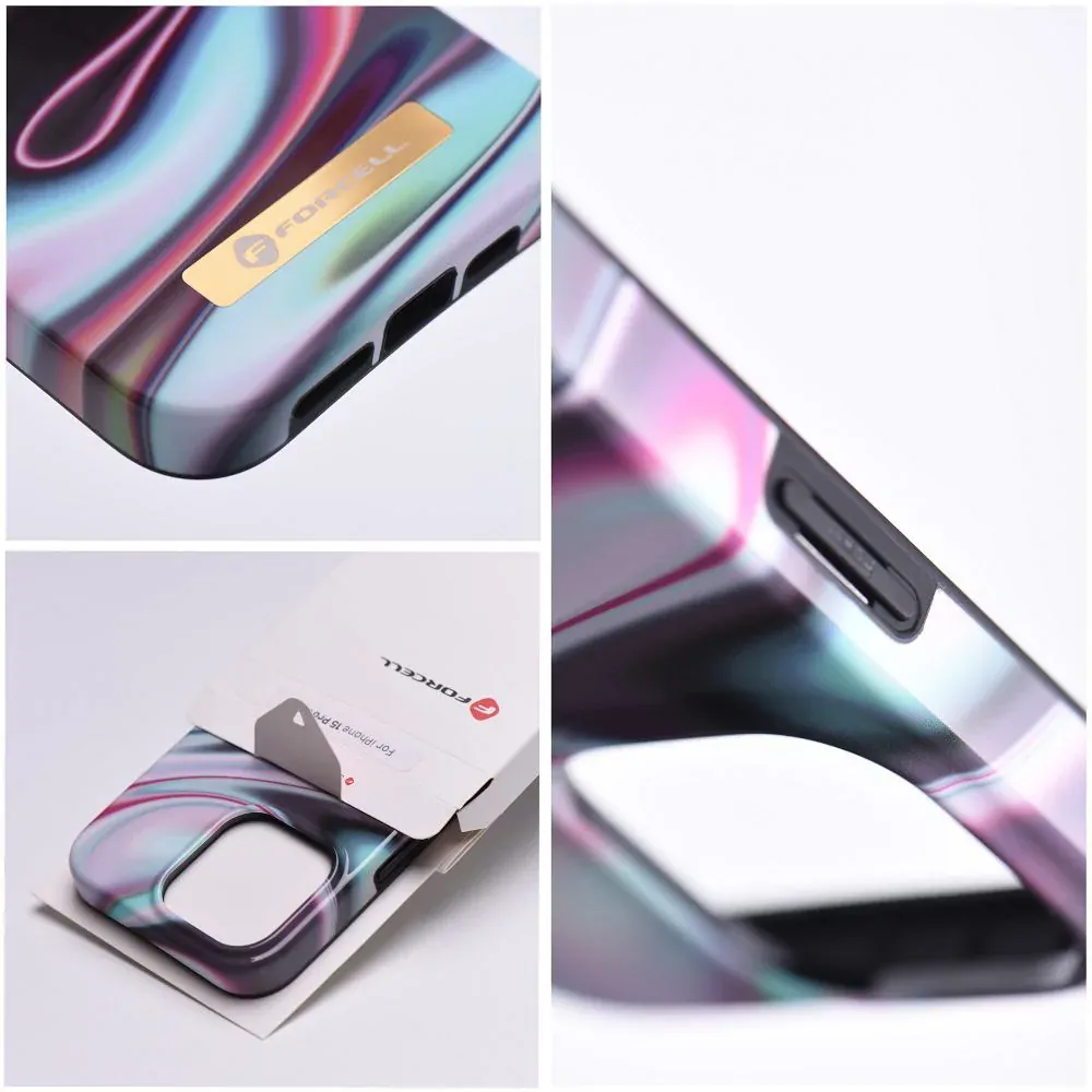 Prémiové pouzdro FORCELL F-PROTECT Mirage 4D s MagSafe na mobil Apple iPhone 15 Pro - Glow