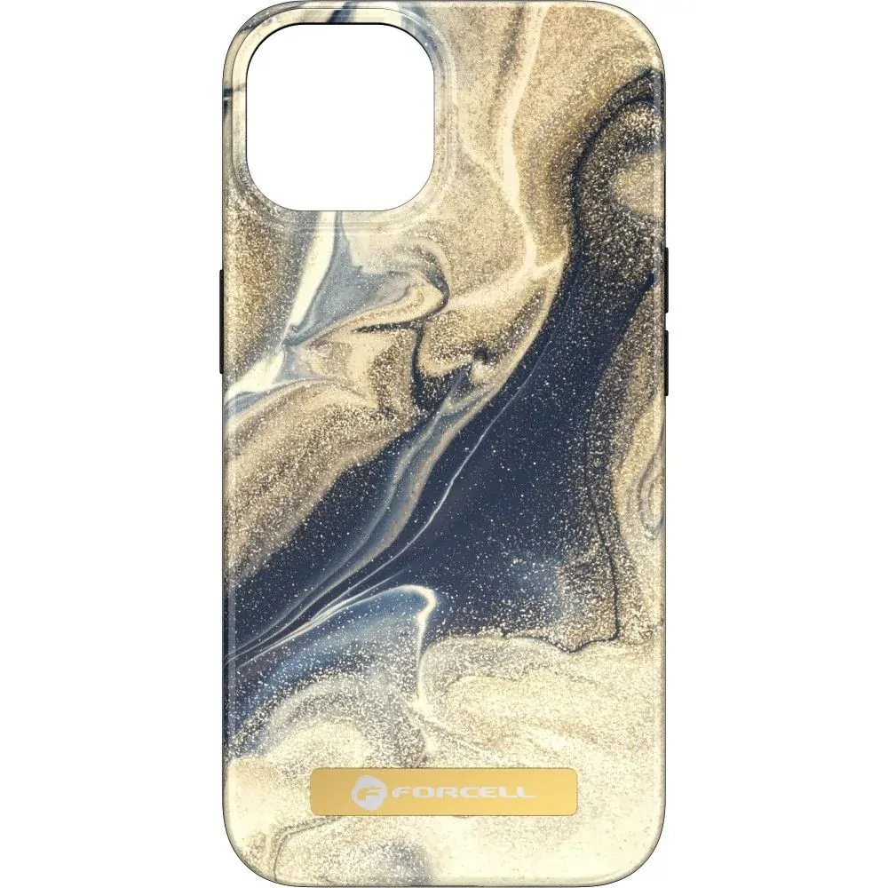 Prémiové pouzdro FORCELL F-PROTECT Mirage 4D s MagSafe na mobil Apple iPhone 15 Pro - Magic sand