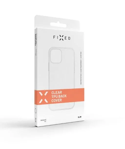 Silikonové pouzdro FIXED Clear Slim pro mobil Xiaomi Redmi Note 13 Pro Plus 5G Čiré