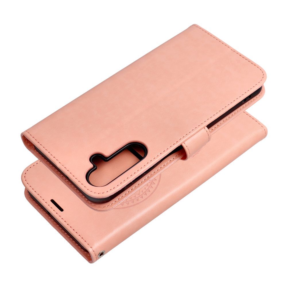 Flipové pouzdro Coolcase Mezzo na mobil Samsung Galaxy A55 5G - Oranžový lapač snů se sovou