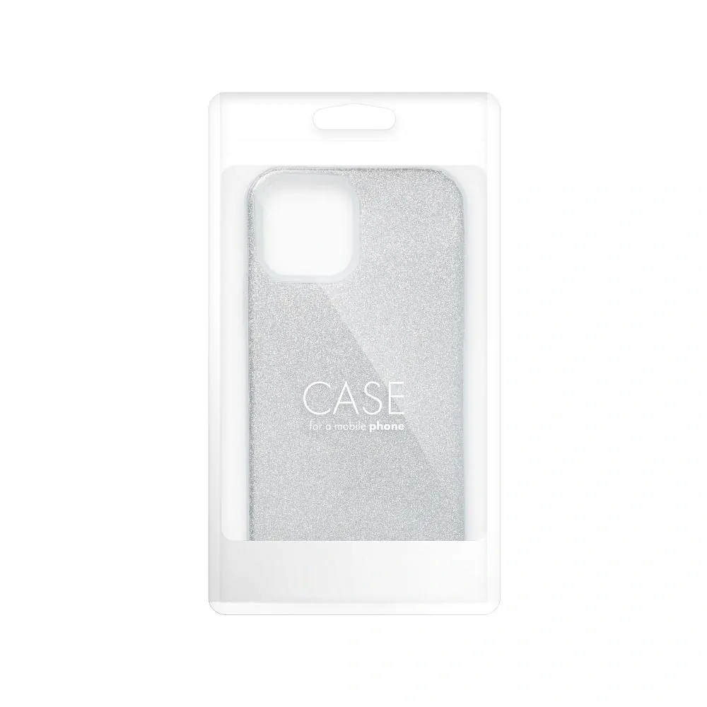 Třpytivé pouzdro Coolcase Shining na mobil Samsung Galaxy A05s Stříbrné