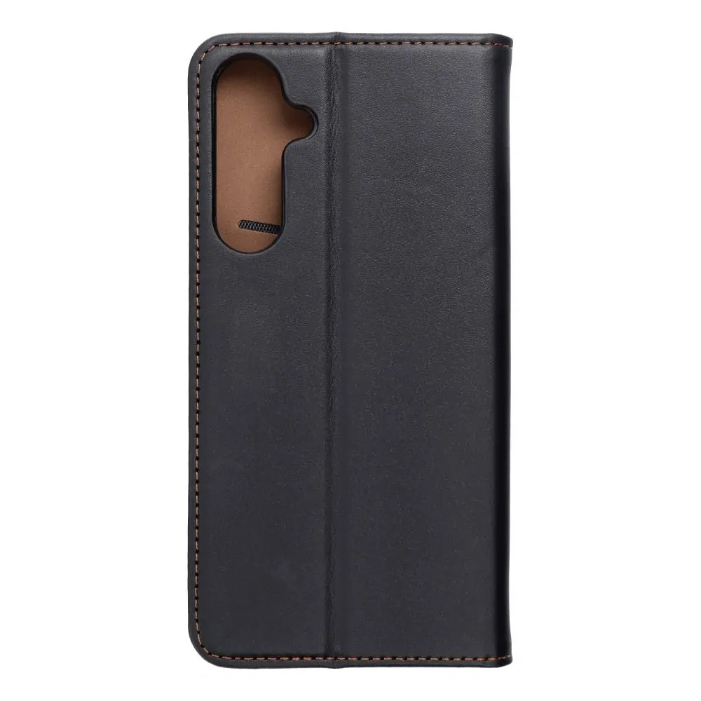 Elegantní kožené flip pouzdro Forcell Leather na mobil Samsung Galaxy A35 5G - černé