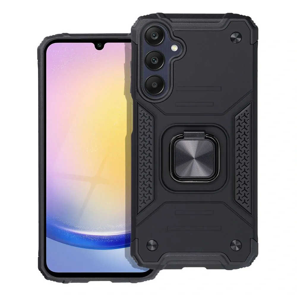 Hybridní pouzdro Coolcase Nitro - Samsung Galaxy A55 5G černé odolné se stojánkem
