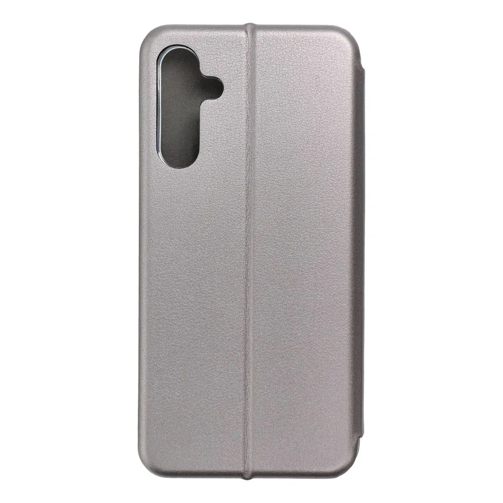 Otevírací flipové pouzdro Coolcase Elegance - Samsung Galaxy A15 / A15 5G stříbrné